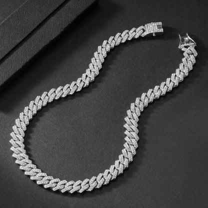 Stylish Silver Multi-Layered Stainless Steel Chain - 1 Pc