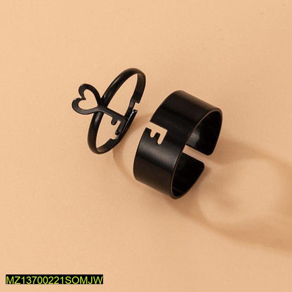 Lock And Key Shaped Couple's Ring