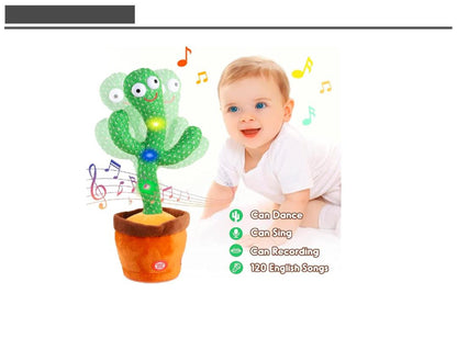 Interactive Dancing Cactus Toy - Fun Green Character for Kids (1 Pc)