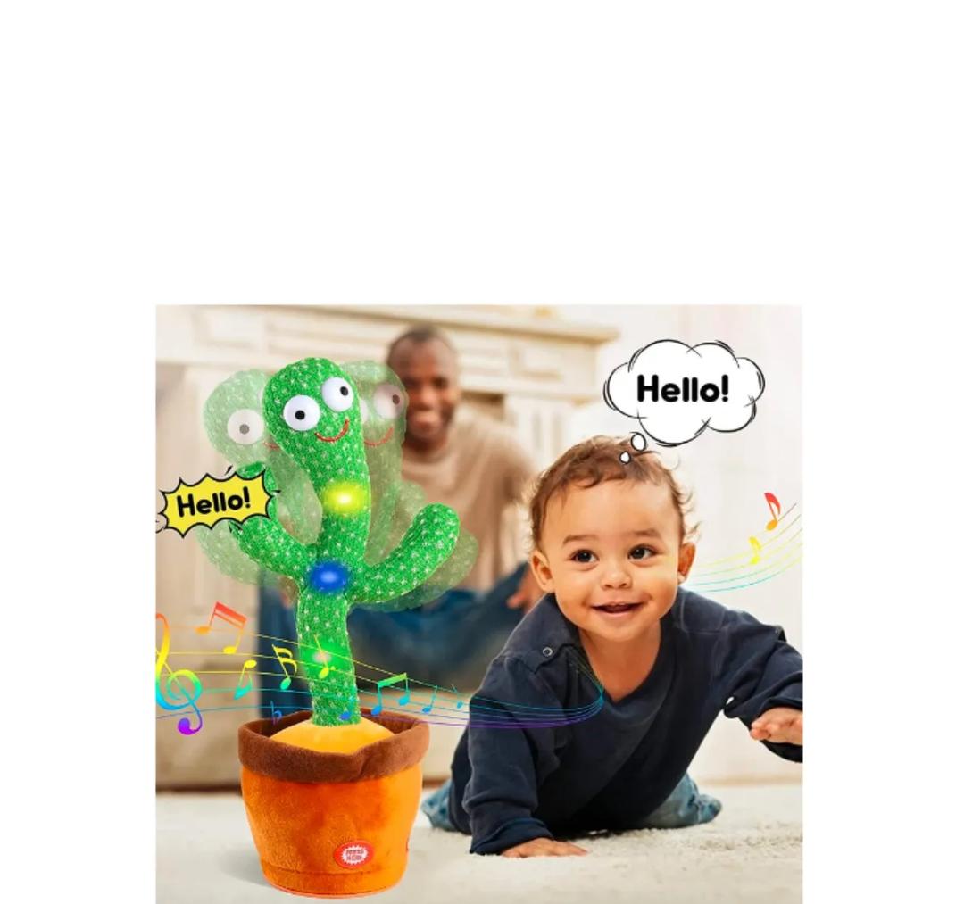 Interactive Dancing Cactus Toy - Fun Green Character for Kids (1 Pc)